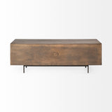 Mercana Grace Media Console Brown Wood