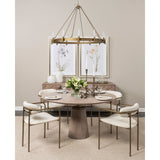 Mercana Decamp Chandelier Gold Metal