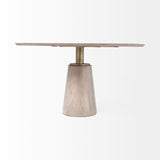 Mercana Maxwell Dining Table Light Brown Wood