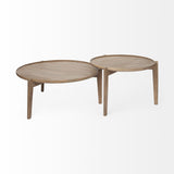 Mercana Cleaver Coffee Table Brown Wood