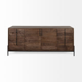 Mercana Glenn Sideboard Brown Wood | Black Metal