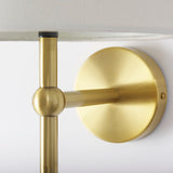 Mercana Chester Wall Sconce Gold Metal | Cream Shade