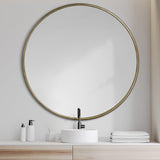 Mercana Piper Wall Mirror Gold Metal | 47"