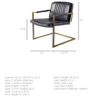 Mercana Horner Dining Chair Black