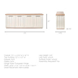 Mercana Fairview Sideboard White Wood