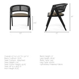 Mercana Tabitha Dining Chair Black