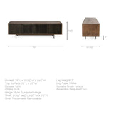 Mercana Grace Media Console Brown Wood