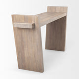 Mercana Elaine Console Table Brown Wood