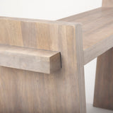 Mercana Elaine Console Table Brown Wood