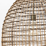 Mercana Aruba Pendant Light Brown Woven Straw