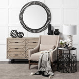 Mercana Claiborne Wall Mirror Black Metal | 42"