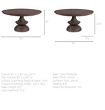 Mercana Crossman Dining Table Gray Wood