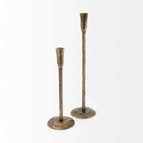 Mercana Levit Candle Holder Gold Metal | 14H