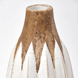 Mercana Sisko Vase Brown/White Ceramic | 18H