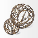 Mercana Sphaira Object Gold Cast Aluminum | 7H