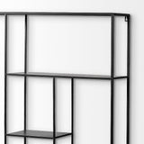 Mercana Meridius Wall Furniture Black Metal