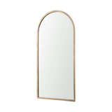 Mercana Giovanna Wall Mirror Gold Metal | Rounded Arch