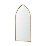 Mercana Giovanna Wall Mirror Gold Metal | Pointed Arch