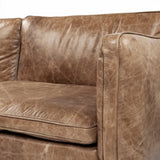 Mercana Cobain Sofa Brown Leather