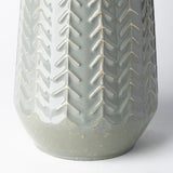 Mercana Gemma Vase Green Metal | 11H