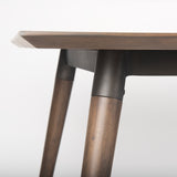 Mercana Nicholas Dining Table Brown Wood