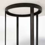 Mercana Tanner Dining Table White Marble | Black Metal | Round