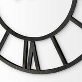 Mercana Stoke Wall Clock Black Metal | 54"