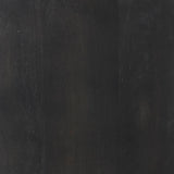 Mercana Hogarth Sideboard Dark Brown & Black Wood | Silver Metal
