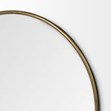 Mercana Piper Wall Mirror Gold Metal | 47"