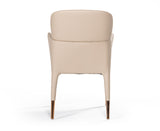 VIG Furniture Modrest Ogden Modern Beige & Rosegold Dining Armchair VGCSACH-17193