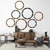 Mercana Aramis Wall Mirror Brown Wood | 32"