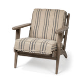 Mercana Olympus Accent Chair Brown Jute | Brown Wood