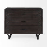 Mercana Giselle Accent Cabinet Dark Brown Wood