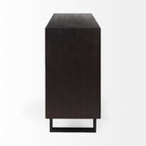 Mercana Giselle Accent Cabinet Dark Brown Wood