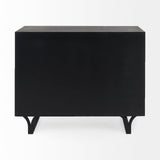 Mercana Giselle Accent Cabinet Dark Brown Wood