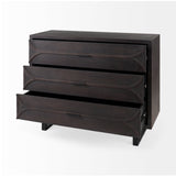 Mercana Giselle Accent Cabinet Dark Brown Wood