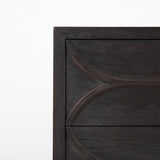 Mercana Giselle Accent Cabinet Dark Brown Wood