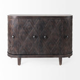 Mercana Lennon Accent Cabinet Brown Wood | 47L