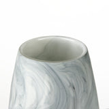 Mercana Volta Vase Gray/Cream Glass | 12H