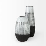 Mercana Tanami Vase Brown/White Ceramic | 19H