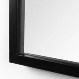 Mercana Giovanna Wall Mirror Black Metal | Pointed Arch