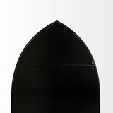 Mercana Giovanna Wall Mirror Black Metal | Pointed Arch