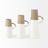 Mercana Garand White/Natural Jug White/Natural Ceramic | 10H