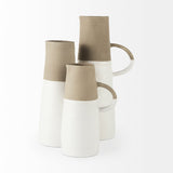 Mercana Garand White/Natural Jug White/Natural Ceramic | 10H