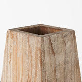 Mercana Allen Vase Natural Wood | 15H