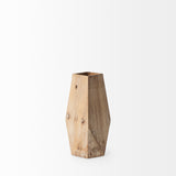 Mercana Allen Vase Natural Wood | 11H