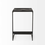 Mercana Kiran Bar/Counter Stool Black Wood | Black Metal | Counter