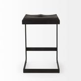 Mercana Kiran Bar/Counter Stool Black Wood | Black Metal | Counter