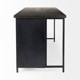 Mercana Dimitra Kitchen Island Black Metal