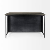 Mercana Dimitra Kitchen Island Black Metal